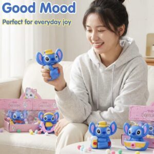 Adorable Stitch shaped squishy, super fun to squeeze