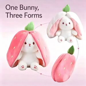 Plush Transformable Radish Rabbit