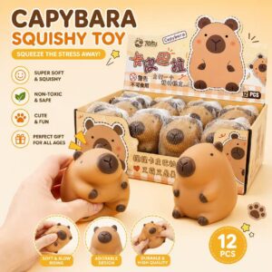 Capybara Squishy Stress Relief Toy – Soft Squeeze Ball