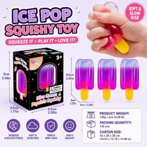 Colorful Popsicle Ice Cream Squishy Stress Relief Toy
