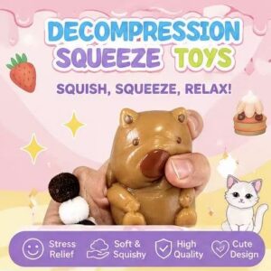 Capybara Slime Squishy Stress Relief Toy for Kids & Adults